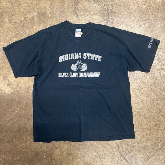 Gildan Other - Gildan Mens XL Indiana State Silver Glove Championship Vintage T-Shirt